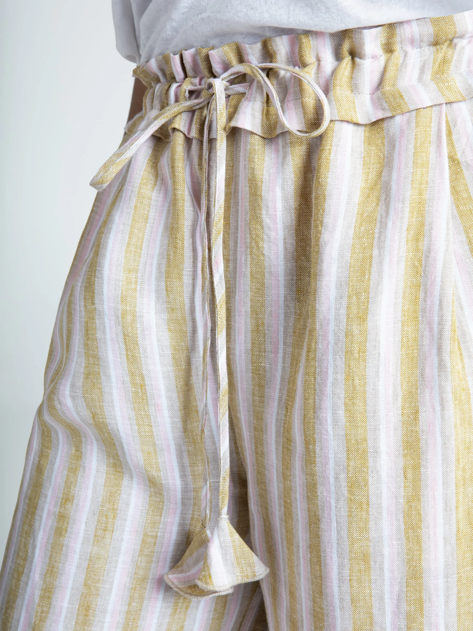 100% Hemp Stripe Culotte