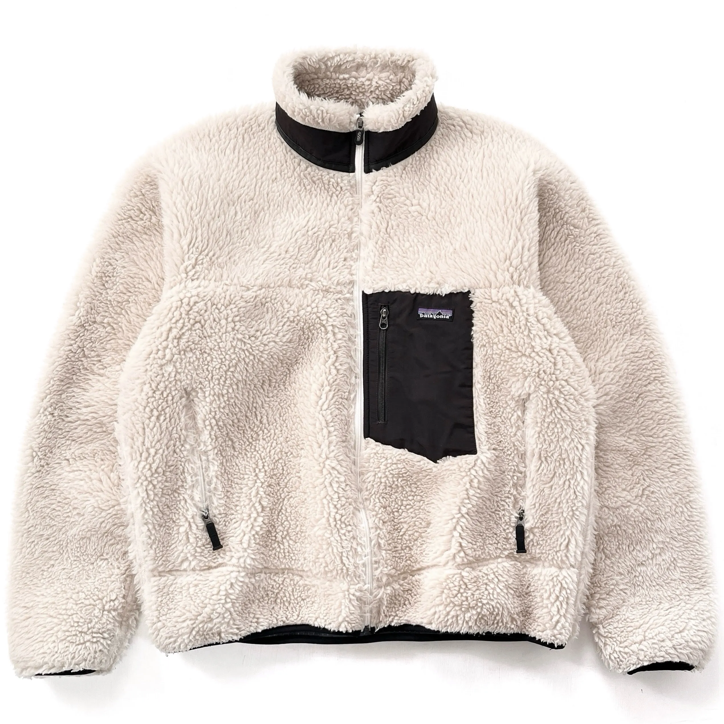 2007 Patagonia Classic Retro-X Deep Pile Cardigan, Natural (L)
