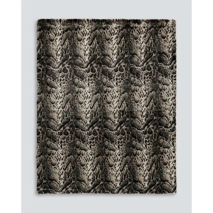 African Leopard Throw (Faux Fur)