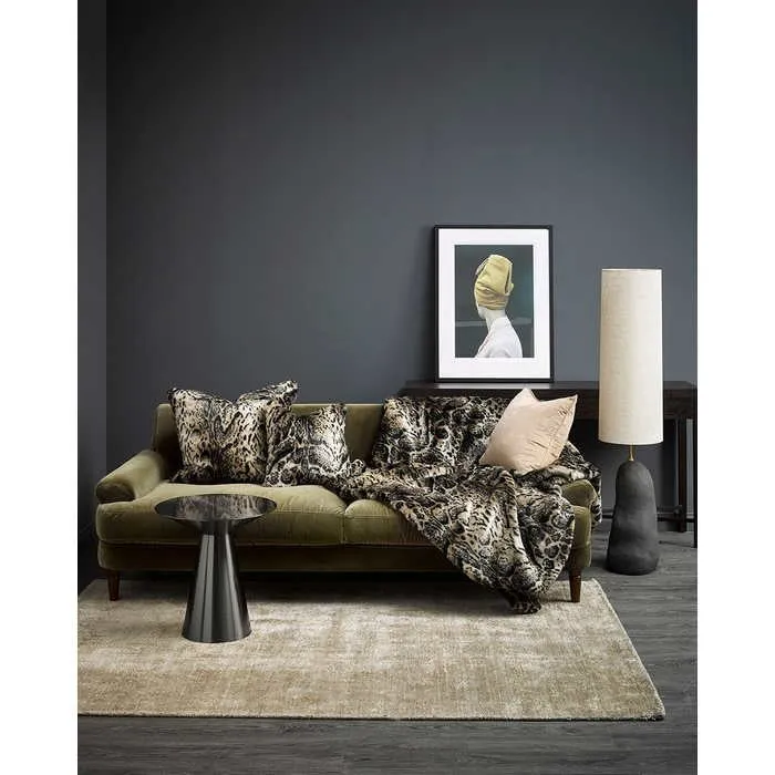 African Leopard Throw (Faux Fur)