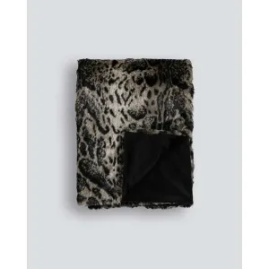 African Leopard Throw (Faux Fur)