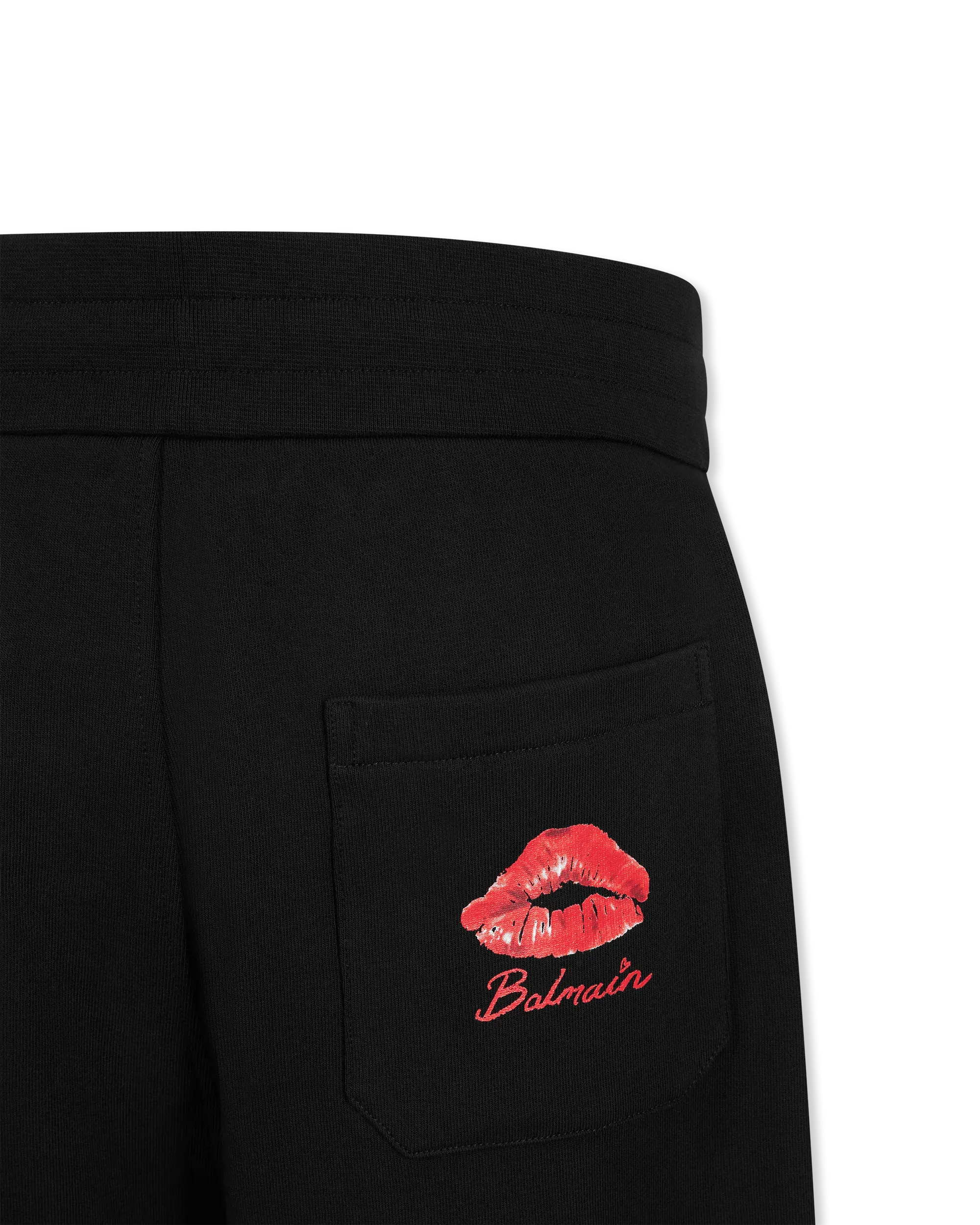 Balmain Kiss Printed Cargo Sweatpants