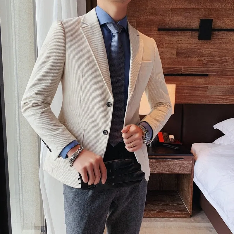 Blazer de Veludo Masculino LC129