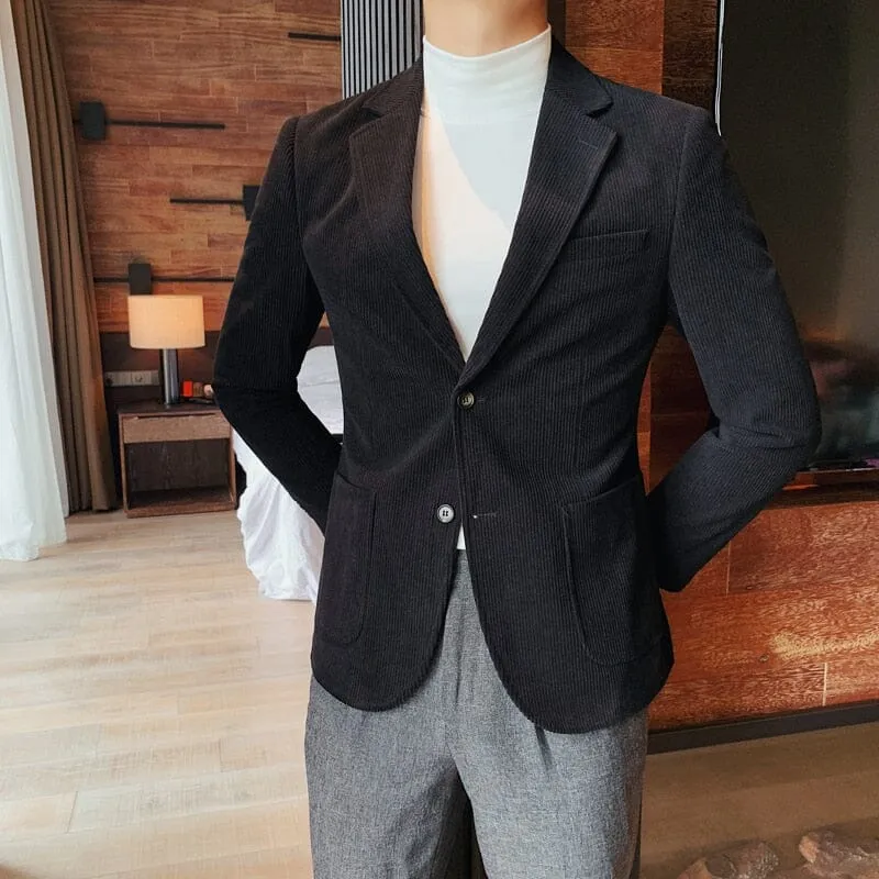 Blazer de Veludo Masculino LC129