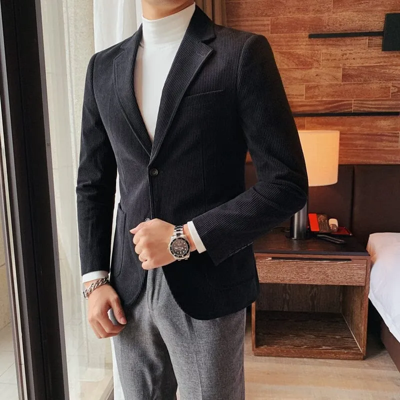 Blazer de Veludo Masculino LC129
