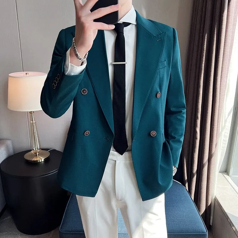 Blazer Masculino Abotoamento Duplo LC119