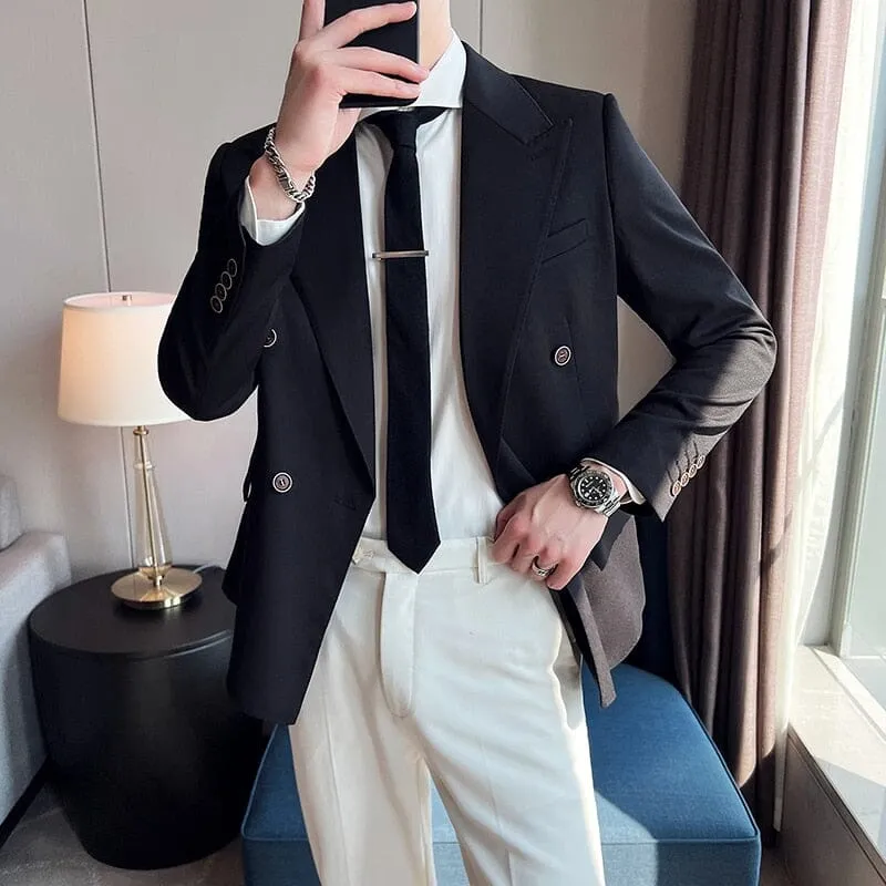 Blazer Masculino Abotoamento Duplo LC119