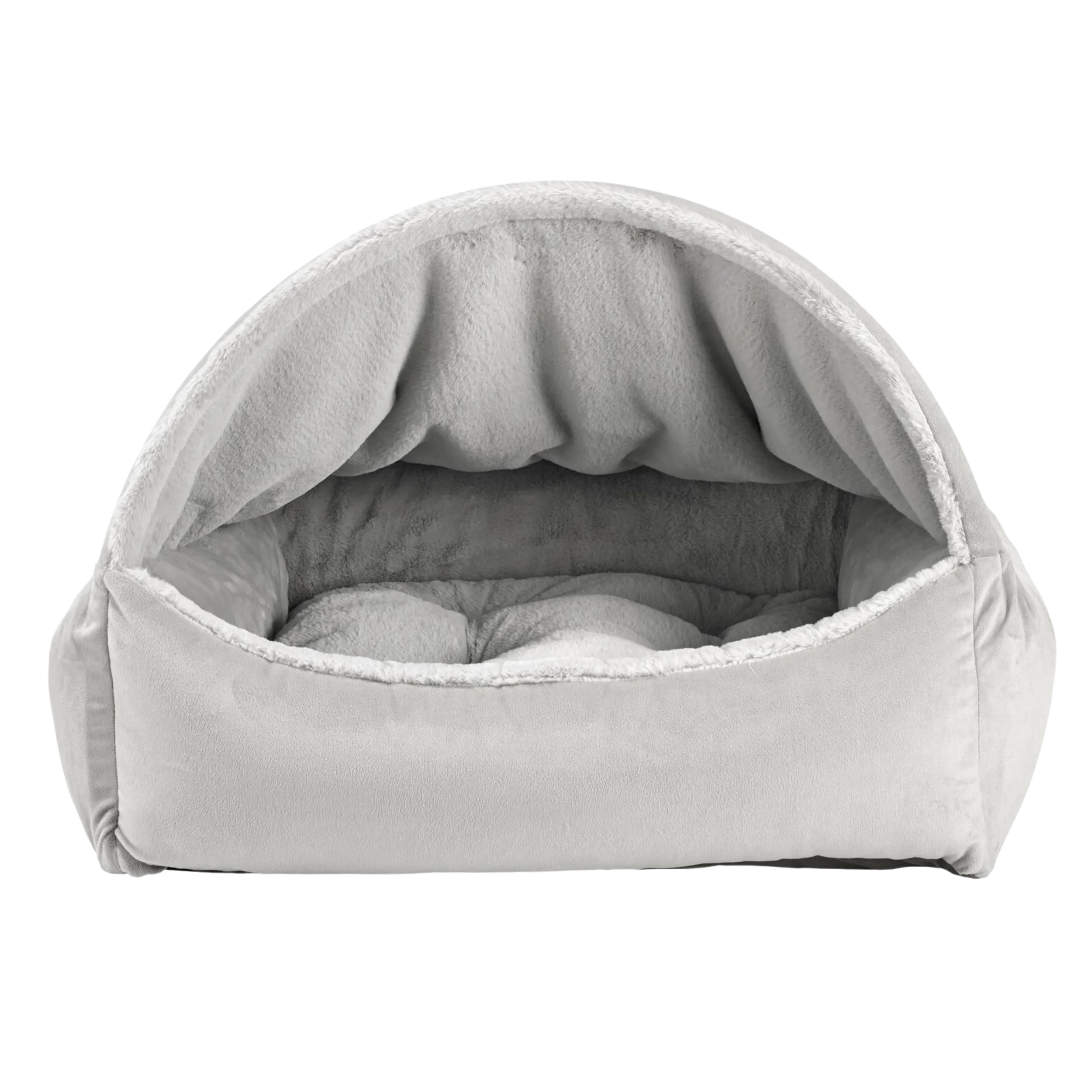 Canopy Burrow Bed | Cloud Sheepskin Faux Fur