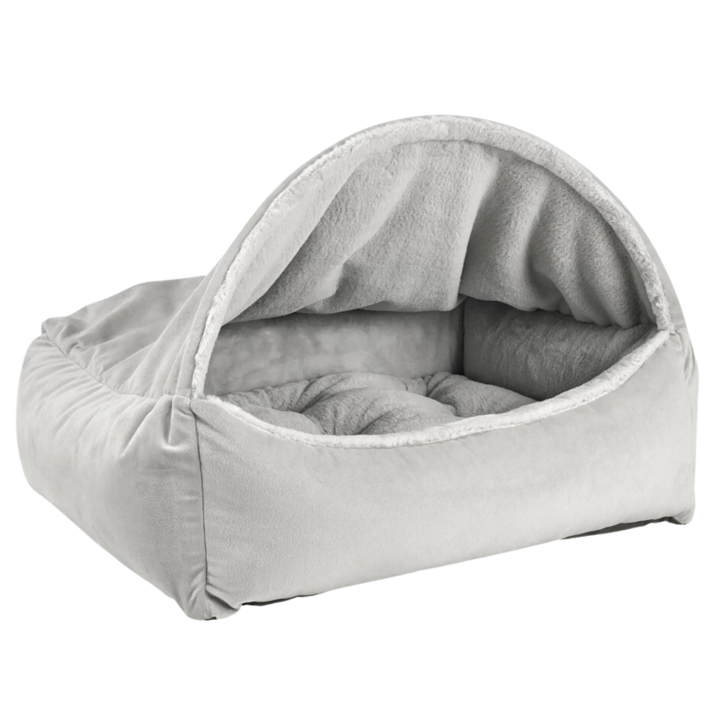 Canopy Burrow Bed | Cloud Sheepskin Faux Fur