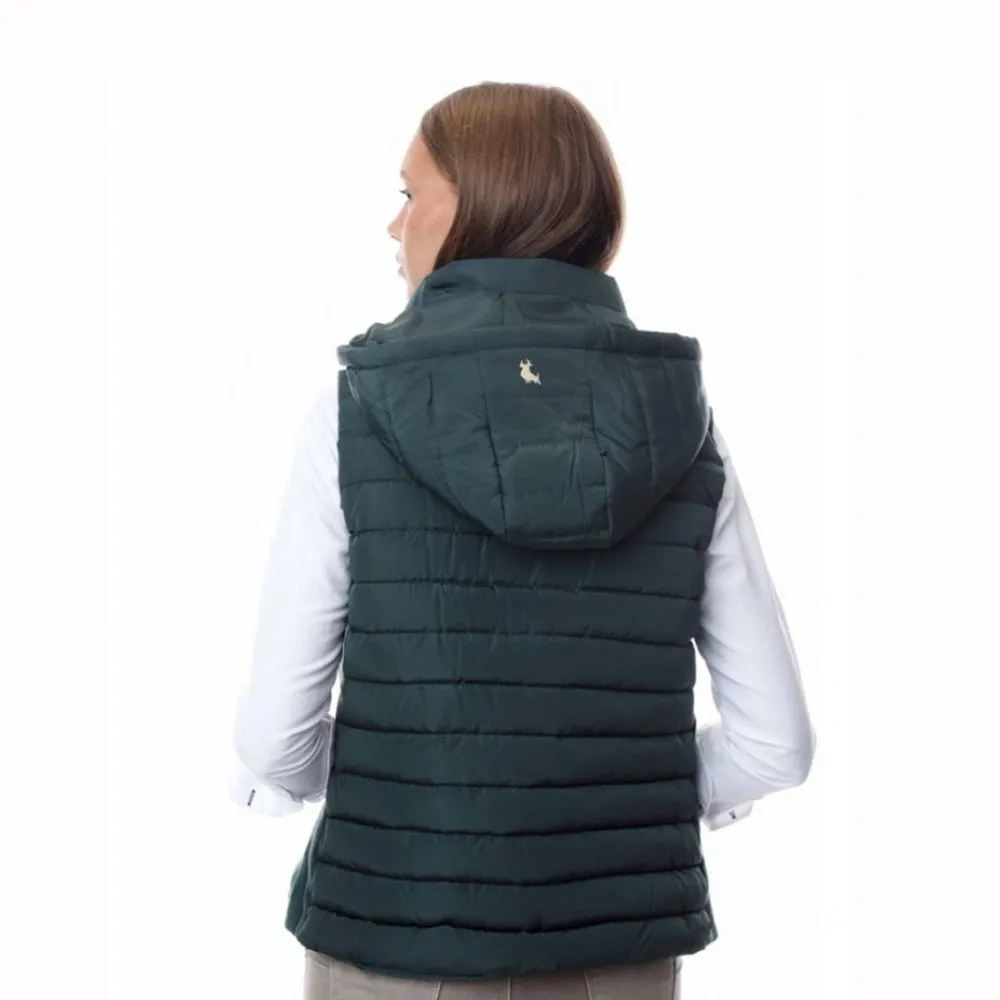 CHALECO ACOLCHADO DAMA VERDE Slim Fit
