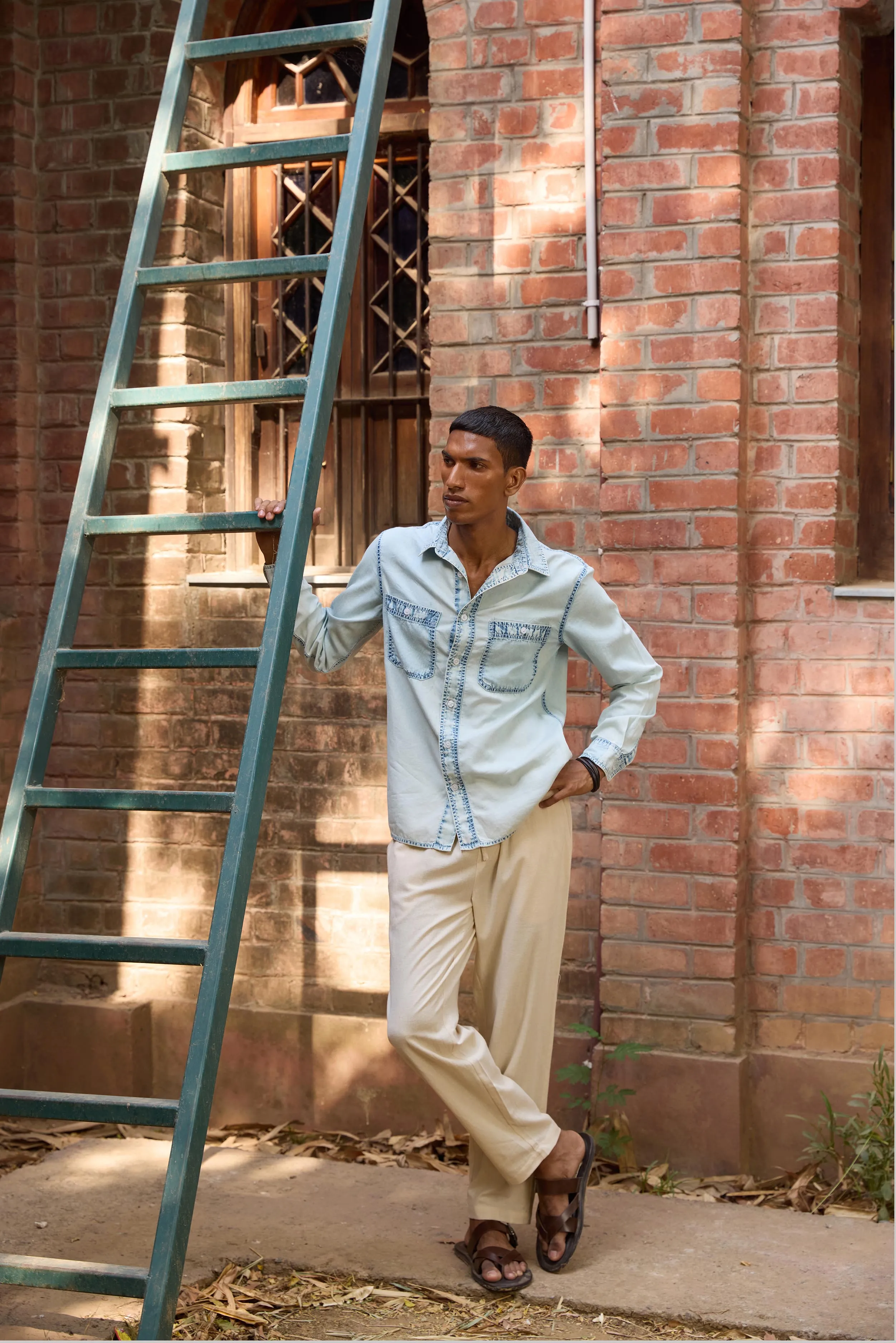 Denim Slim Fit Shirt