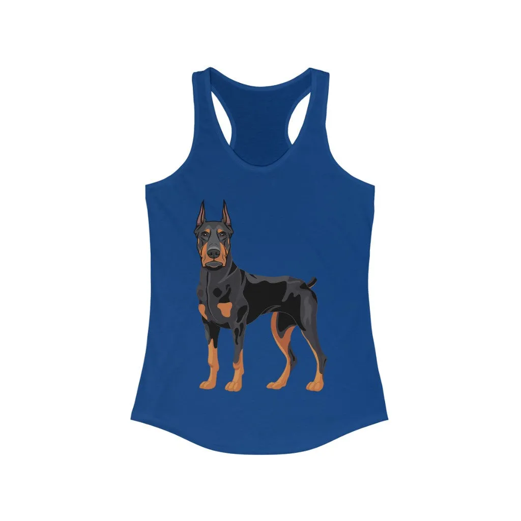 Doberman Pinscher Women's Ideal Racerback Tank