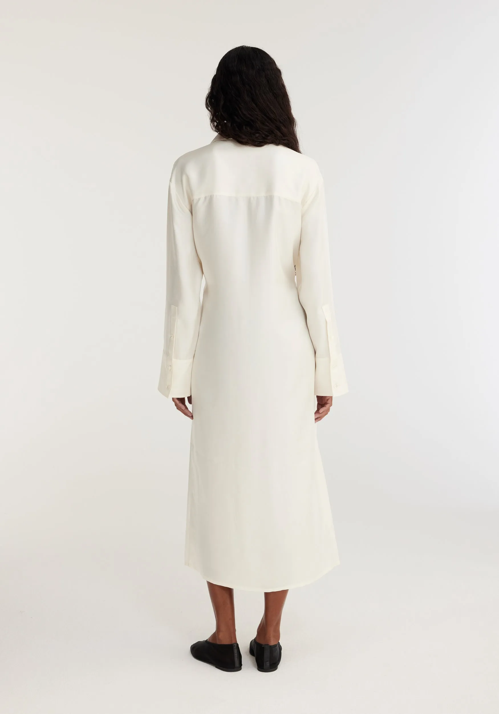 Double-Layer Silk Dress