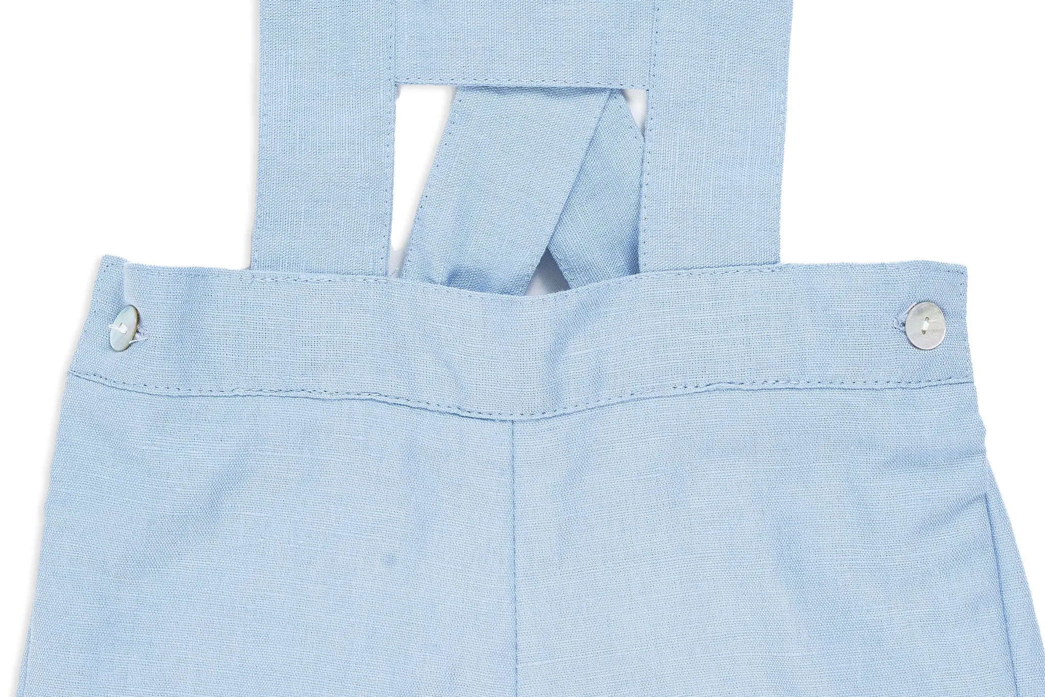 Dusty Blue Shorts with Straps