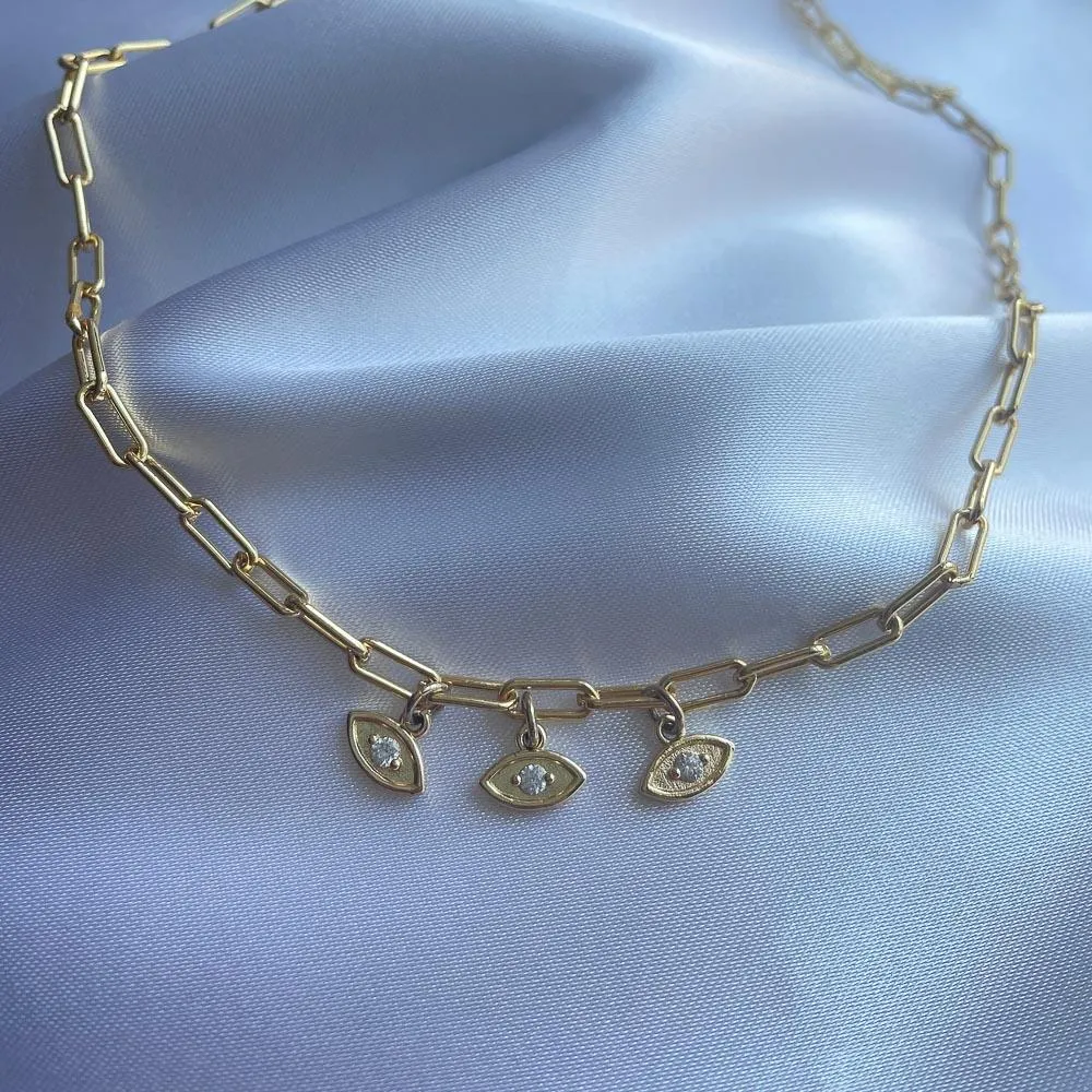 Evil Eye Charm Necklace