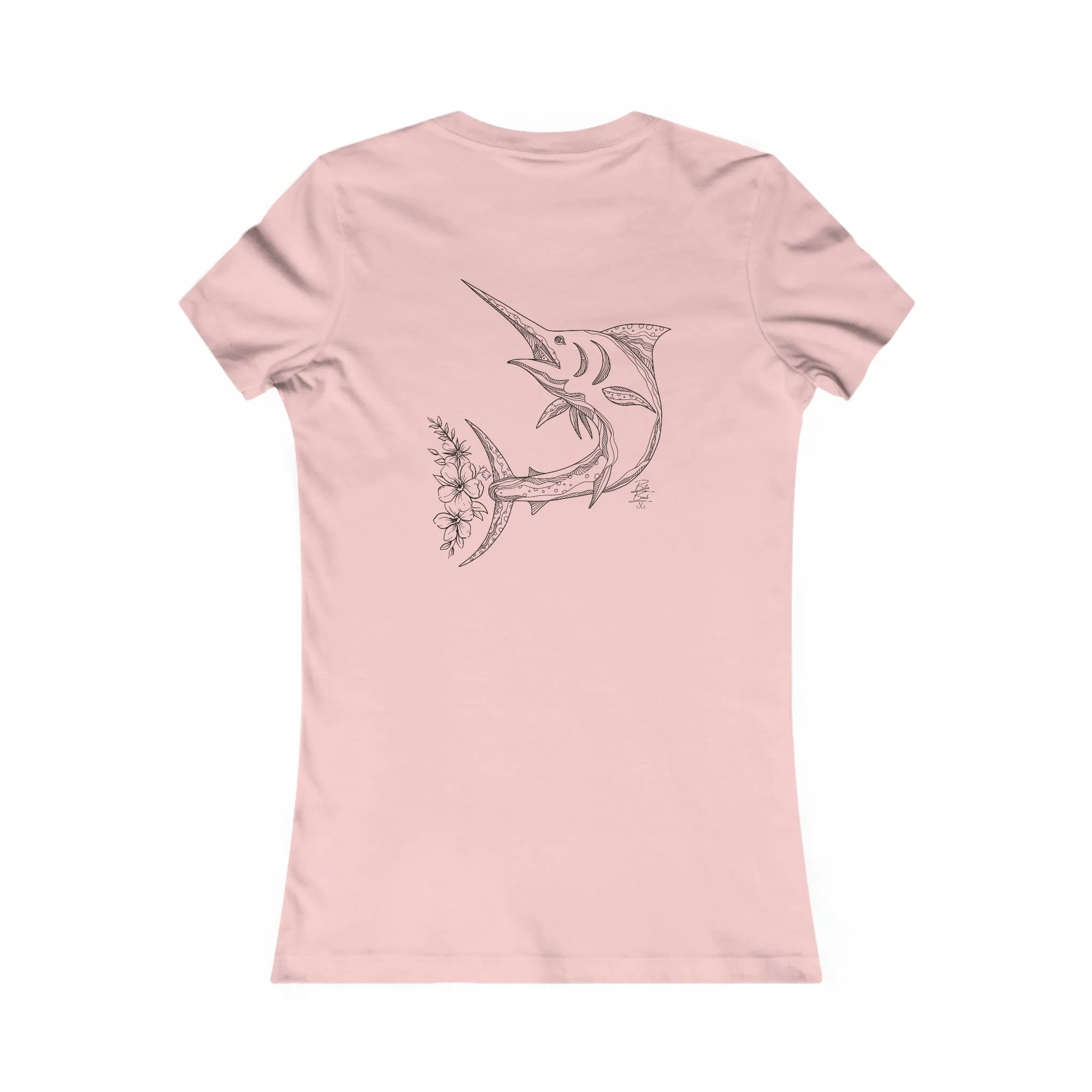 Floral Marlin Women's Favorite Tee