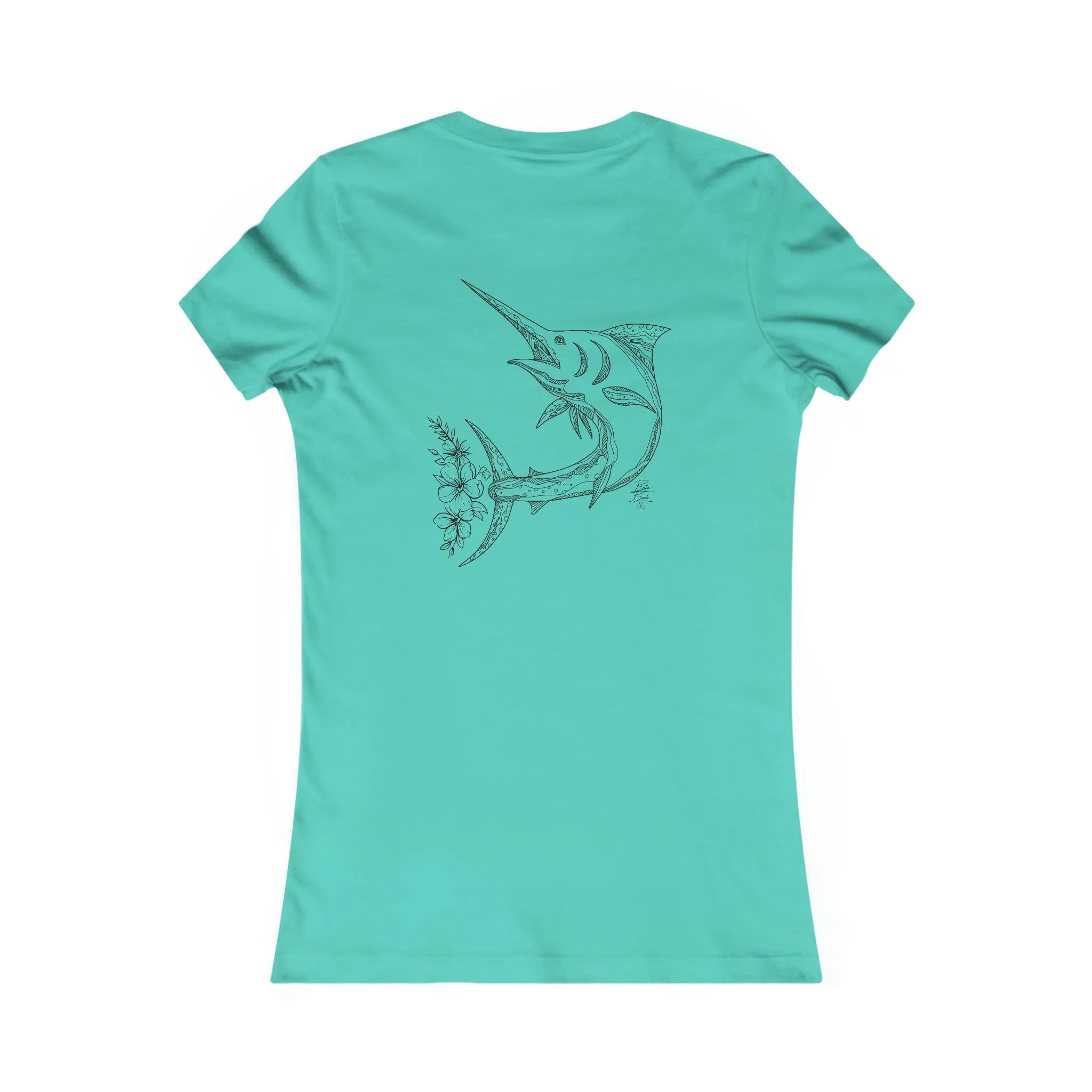 Floral Marlin Women's Favorite Tee