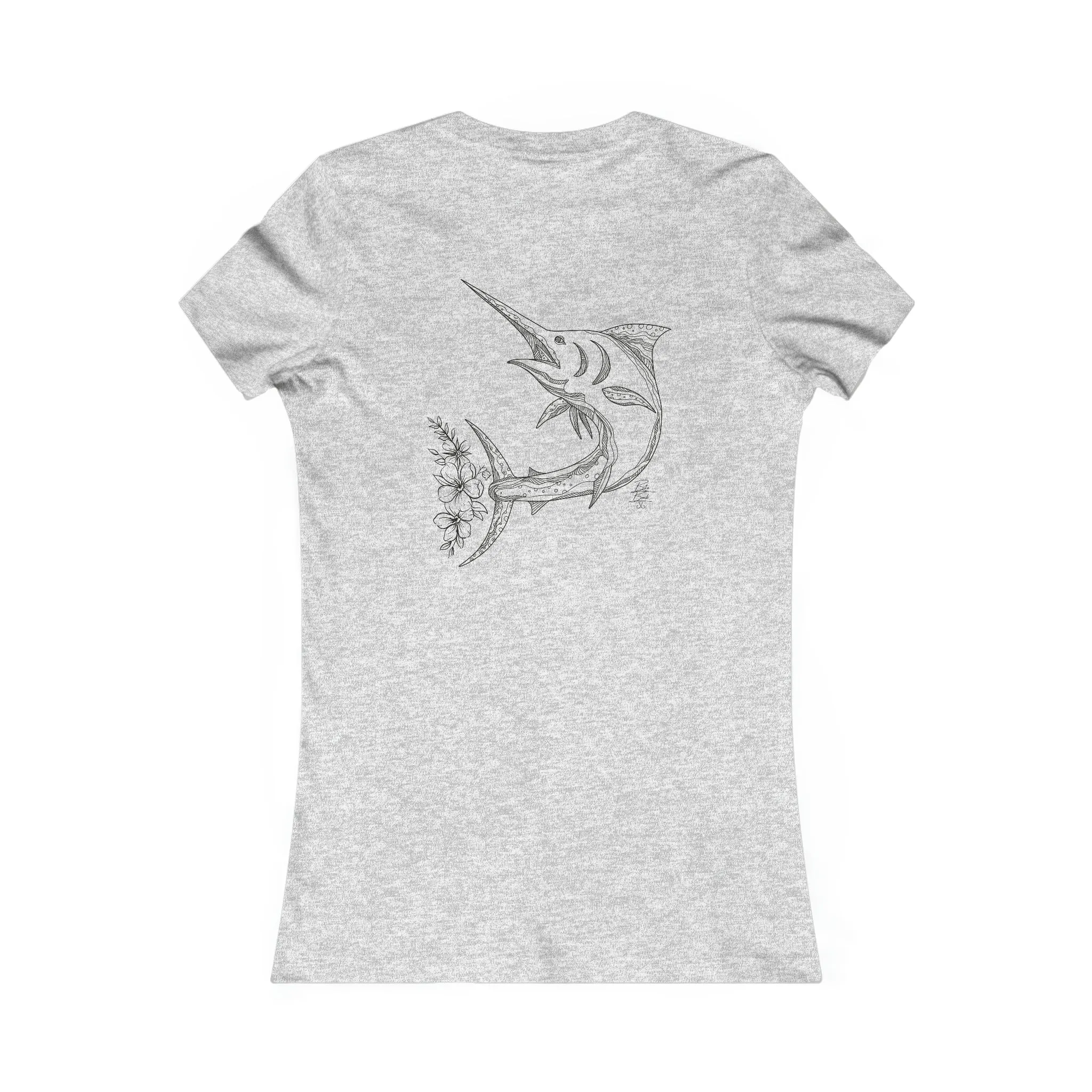 Floral Marlin Women's Favorite Tee
