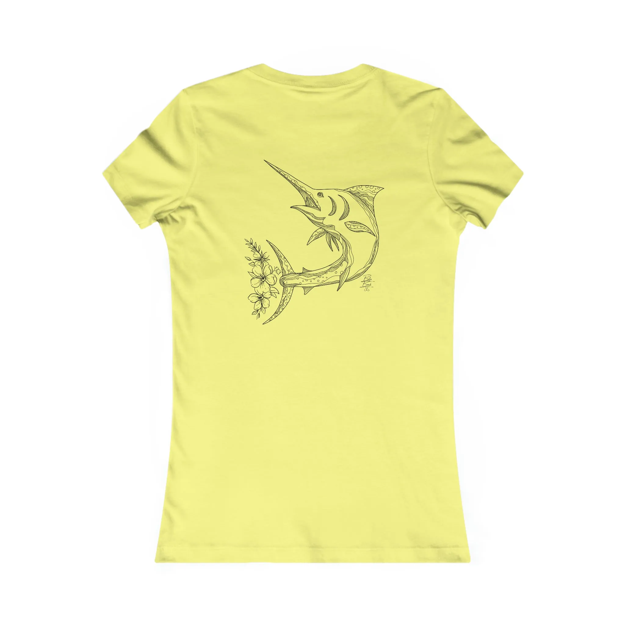 Floral Marlin Women's Favorite Tee