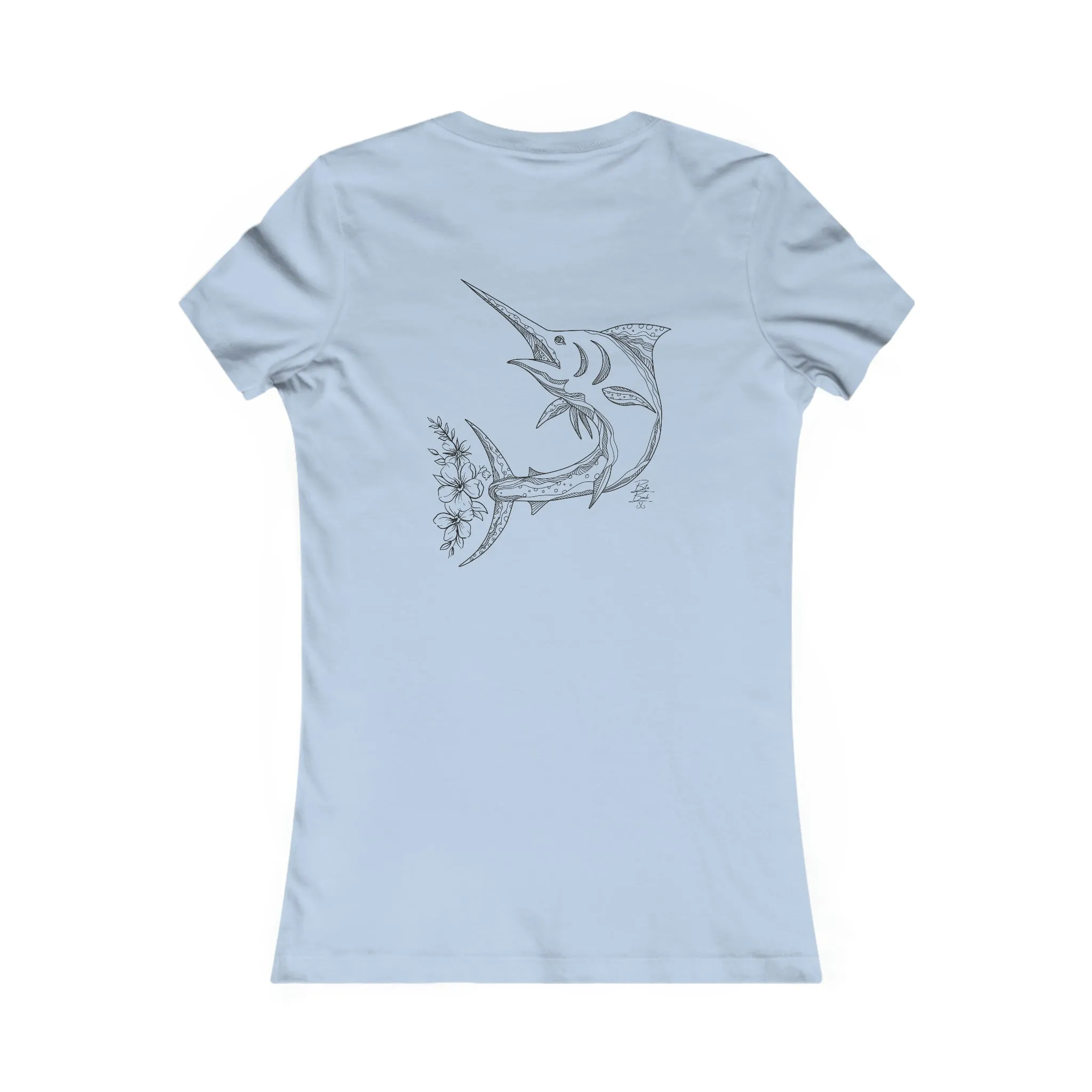 Floral Marlin Women's Favorite Tee