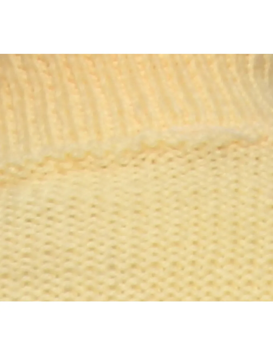 Hand Knitted Cream Jumper - L