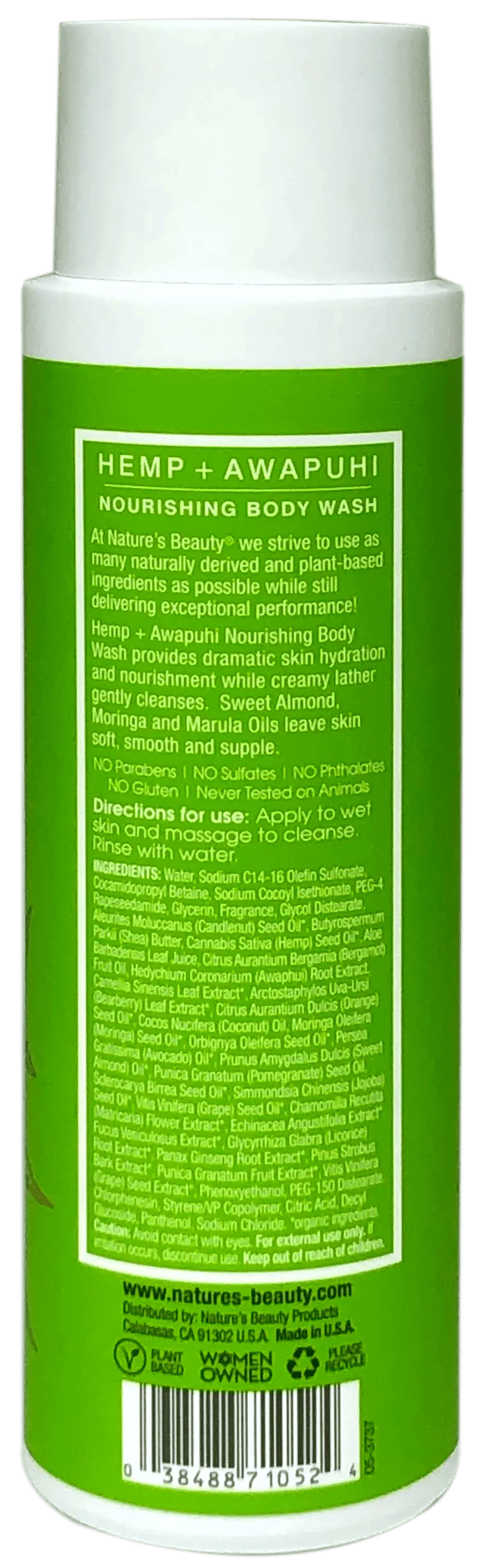 Hemp   Awapuhi Nourishing Body Wash