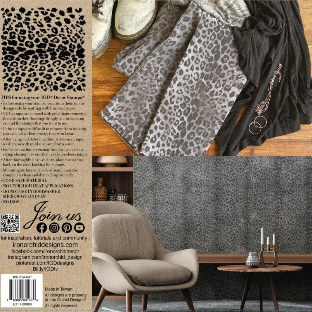 IOD Catwalk Decor Stamp - Iron Orchid Designs