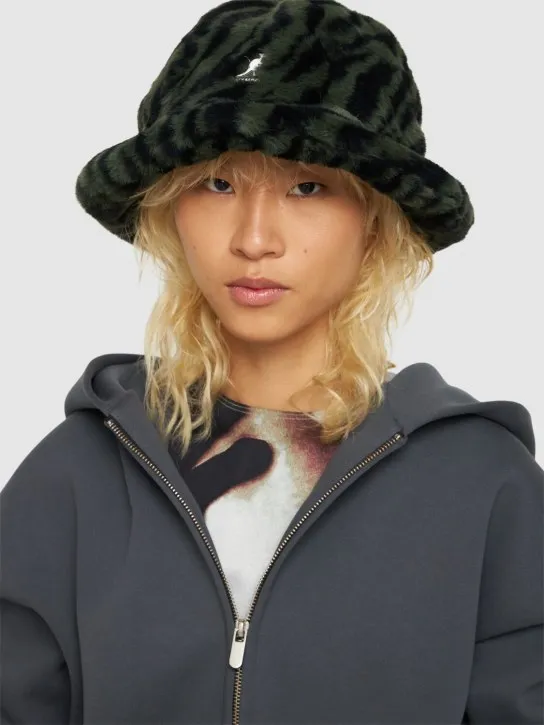 Kangol   Faux fur bucket hat 