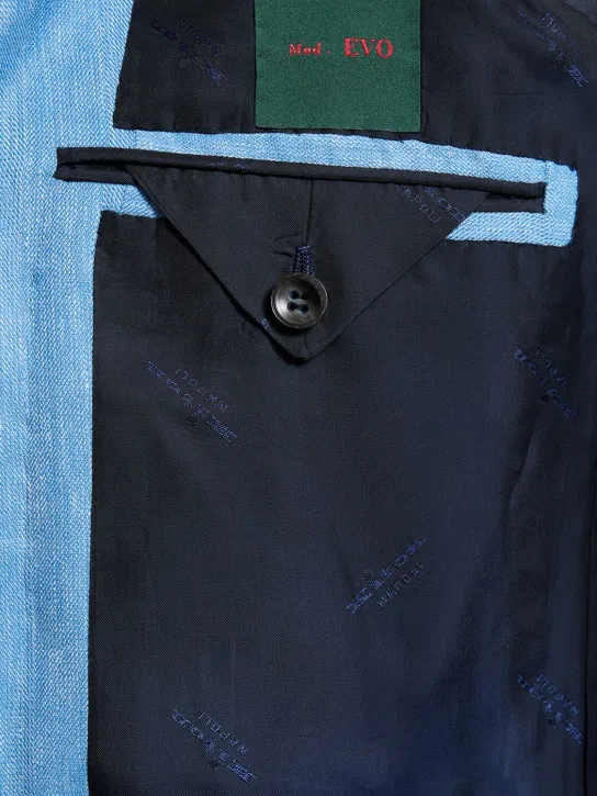 Kiton   Linen blend blazer 