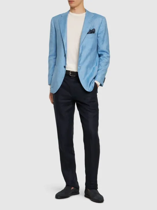 Kiton   Linen blend blazer 