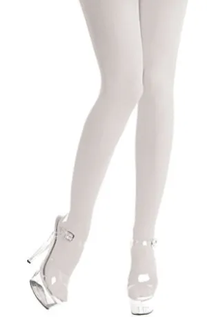 Ladies Opaque White Tights