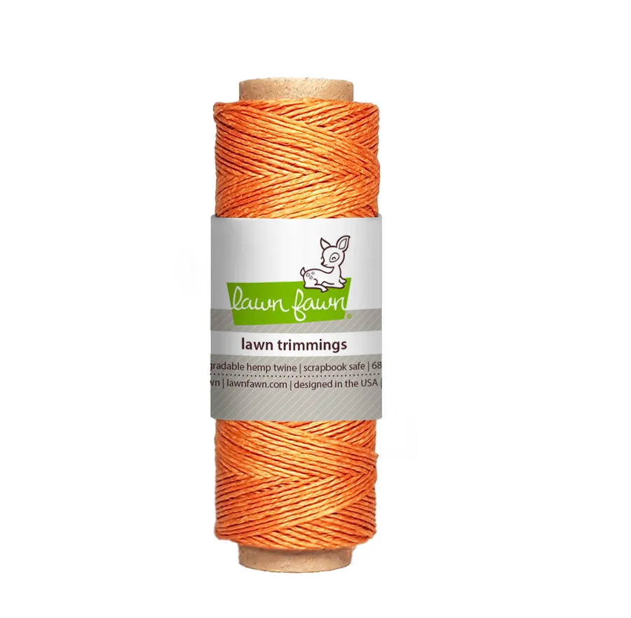 LAWN FAWN: Hemp Twine | Orange