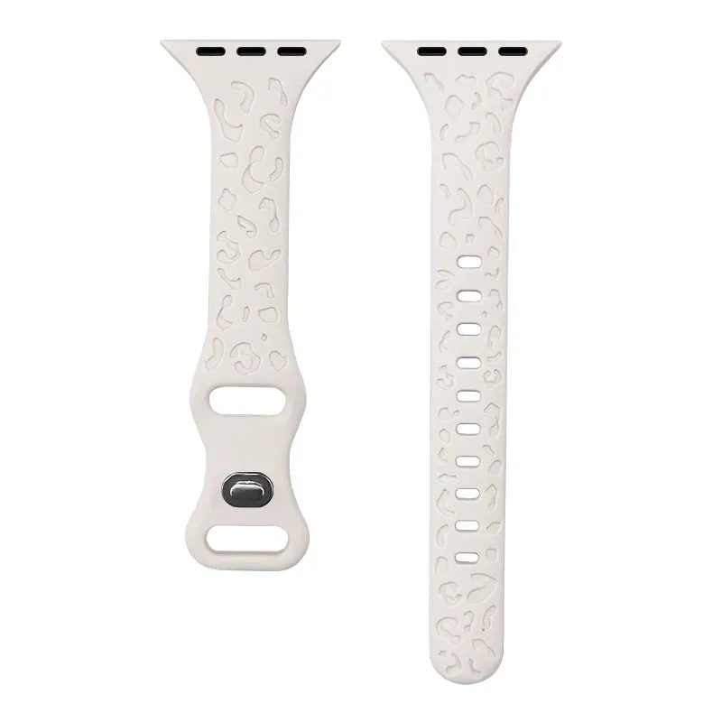 Leopard Slim Silicone Strap for Apple Watch