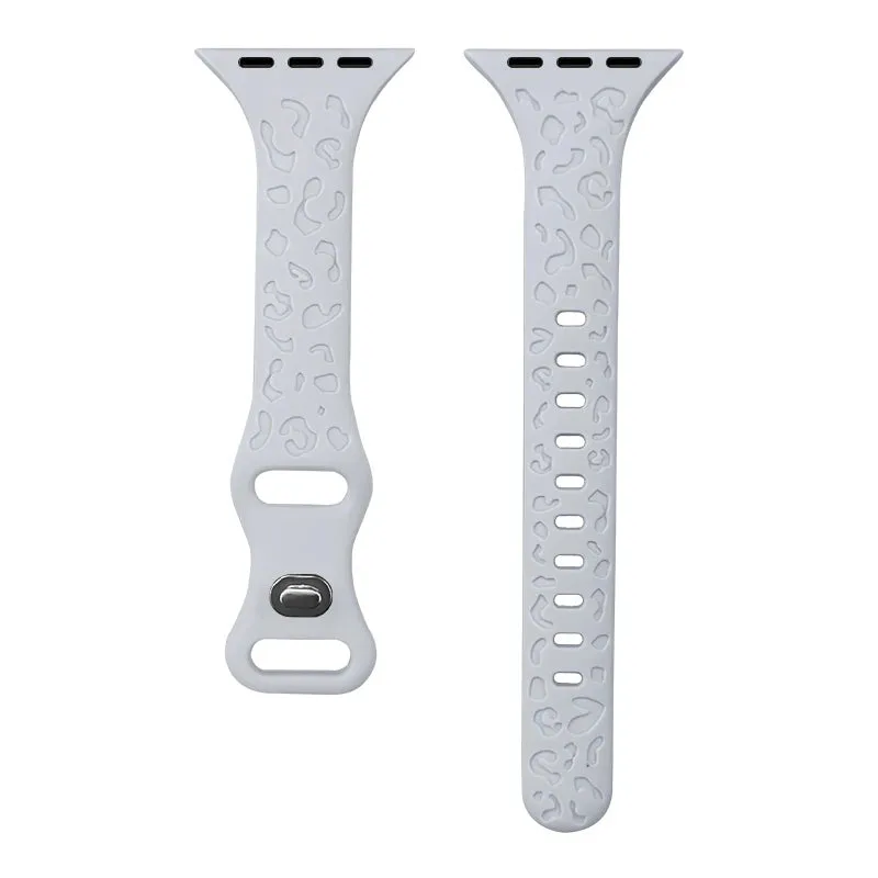 Leopard Slim Silicone Strap for Apple Watch