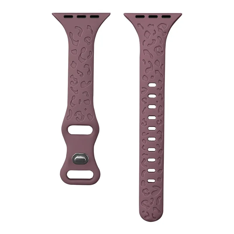 Leopard Slim Silicone Strap for Apple Watch