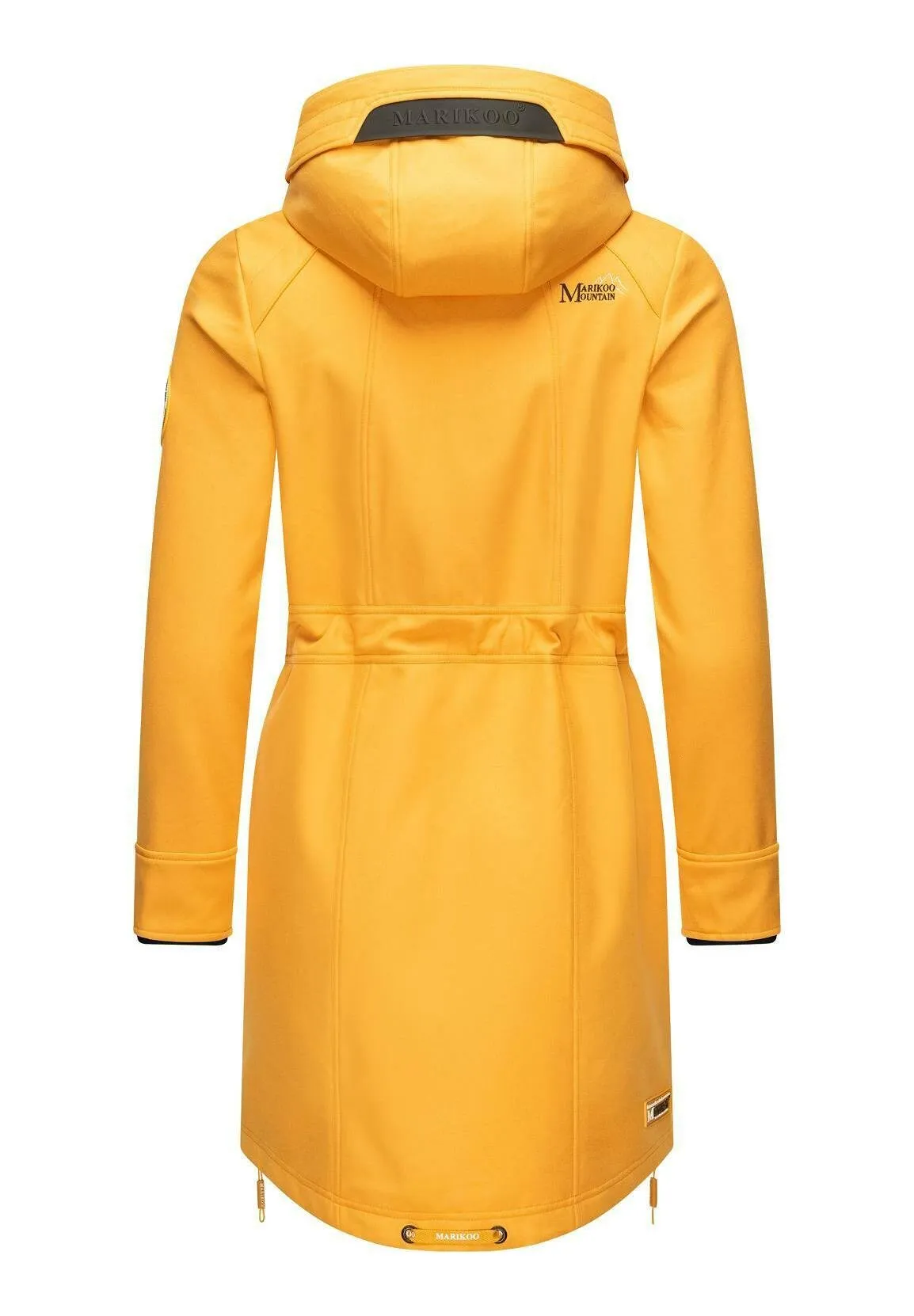 Marikoo parka with chest pockets, yellow