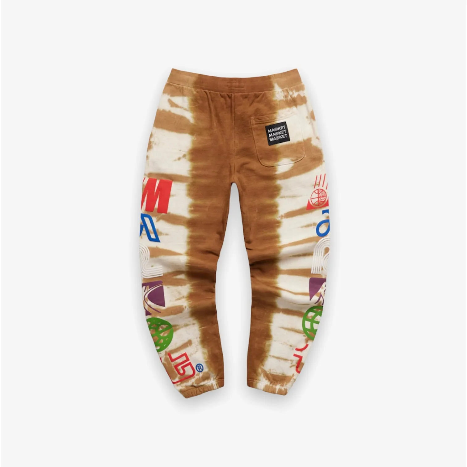 Market Air Transit Puff Sweatpants Brown Tie Dye