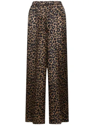 Max Mara   Ghinea silk wide leg pants 