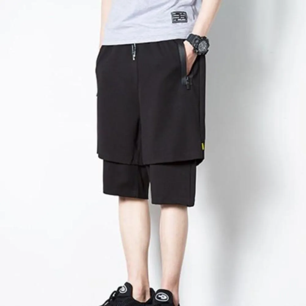 Mens Double Layer Shorts