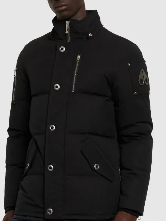 Moose Knuckles   3Q cotton down jacket w/ faux fur 
