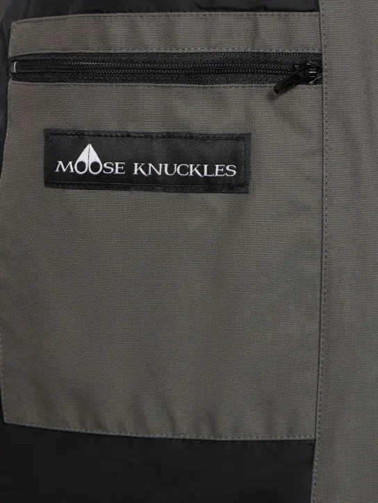 Moose Knuckles   3Q cotton down jacket w/ faux fur 