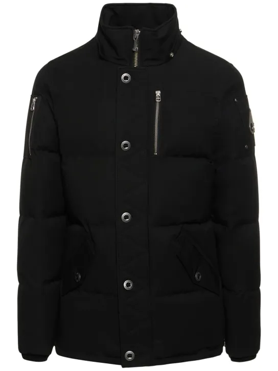 Moose Knuckles   3Q cotton down jacket w/ faux fur 