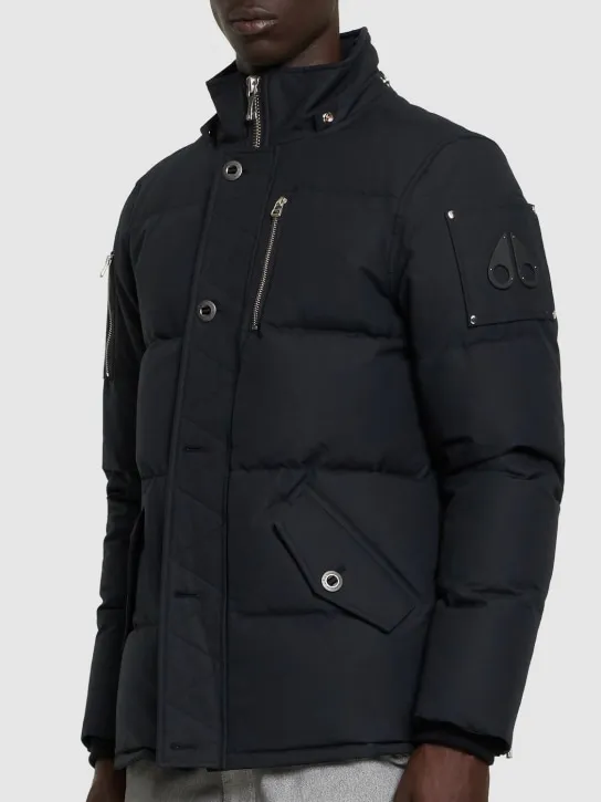 Moose Knuckles   3Q cotton down jacket w/ faux fur 