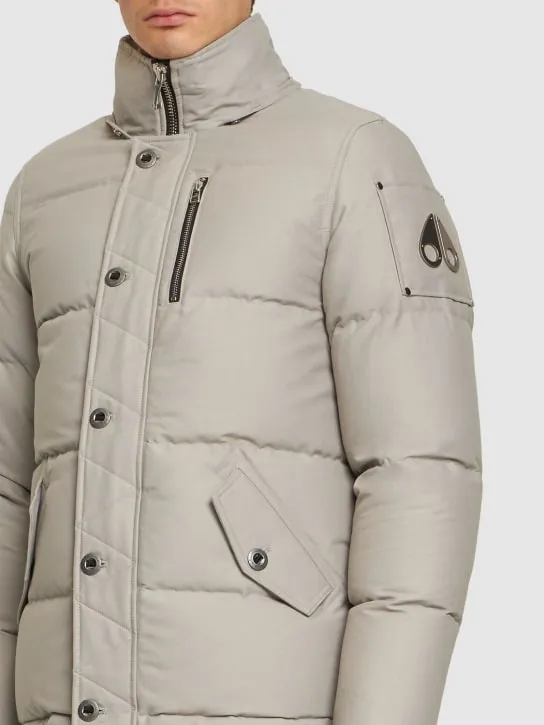 Moose Knuckles   3Q cotton down jacket w/ faux fur 