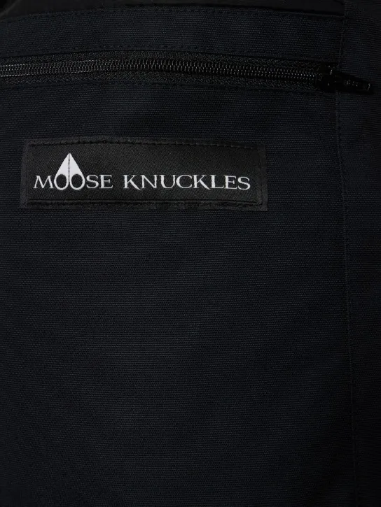 Moose Knuckles   3Q cotton down jacket w/ faux fur 