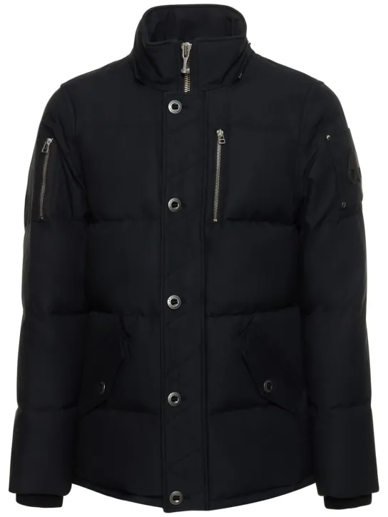 Moose Knuckles   3Q cotton down jacket w/ faux fur 