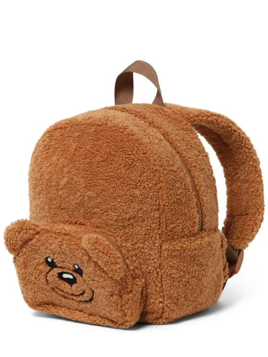 Moschino   Faux fur bear backpack 