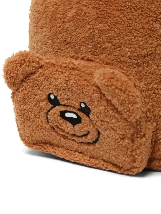 Moschino   Faux fur bear backpack 