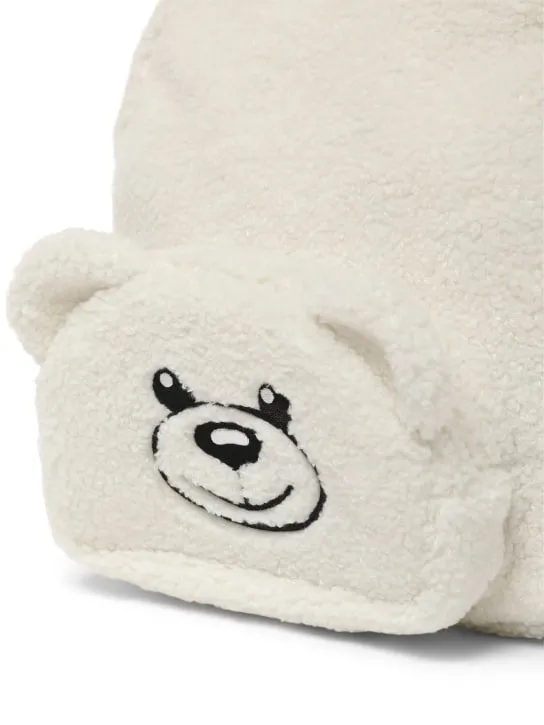 Moschino   Faux fur bear backpack 