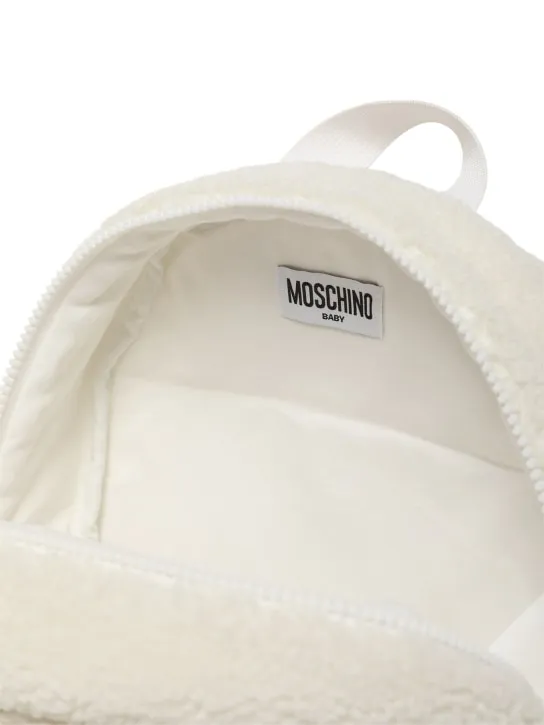 Moschino   Faux fur bear backpack 